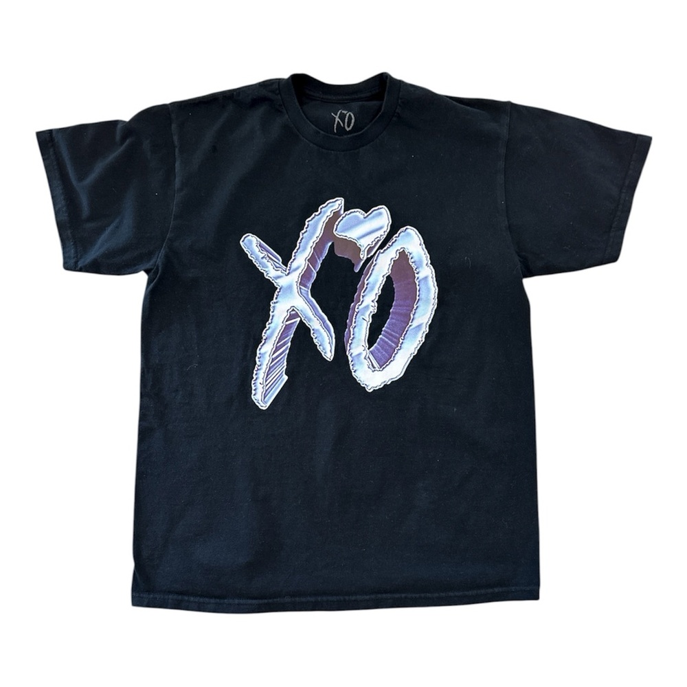 The Weeknd Dawn FM Chrome XO Logo T-shirt